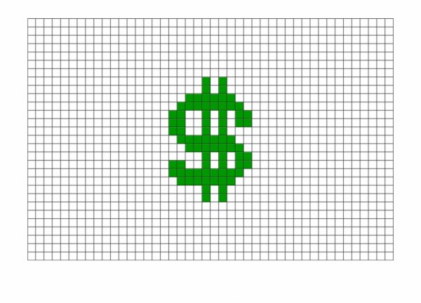 Мини рисунки по клеточкам