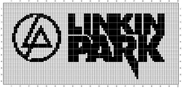 Фенечка Linkin Park схема