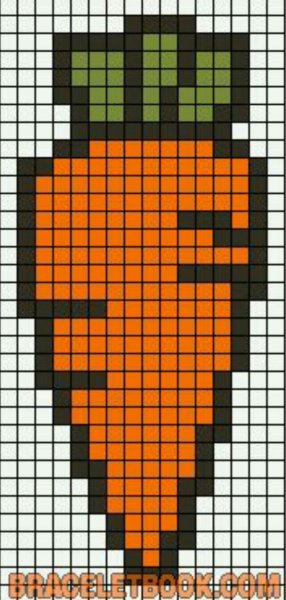 Рисование по клеточкам овощи