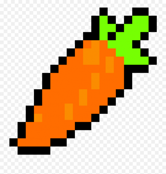 Морковка из МАЙНКРАФТА