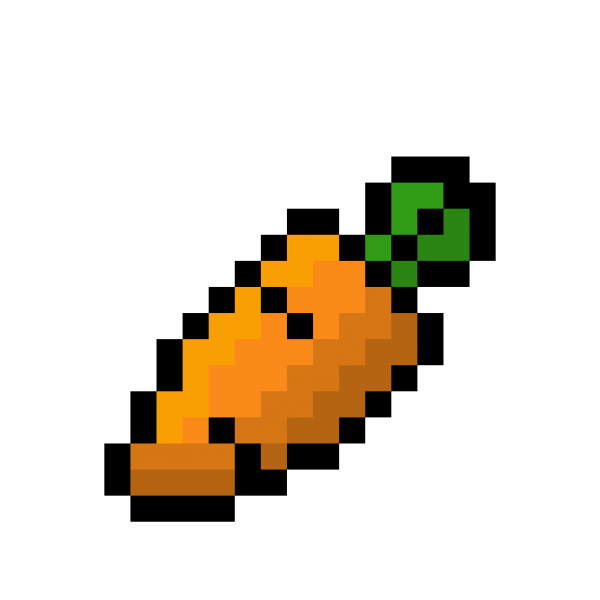 Морковка из МАЙНКРАФТА
