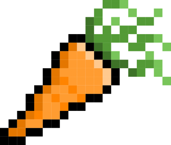 Морковь из МАЙНКРАФТА