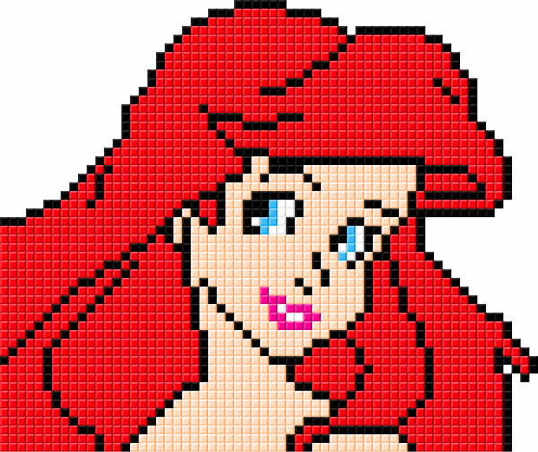 Ариэль по клеточкам