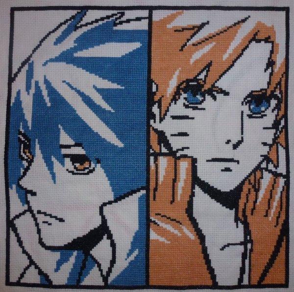 Вышивание крестиком аниме Наруто
