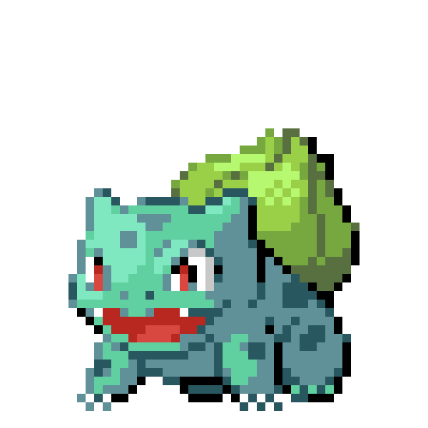 Бульбазавр Pixel Art