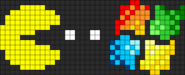 Пакмен по клеткам