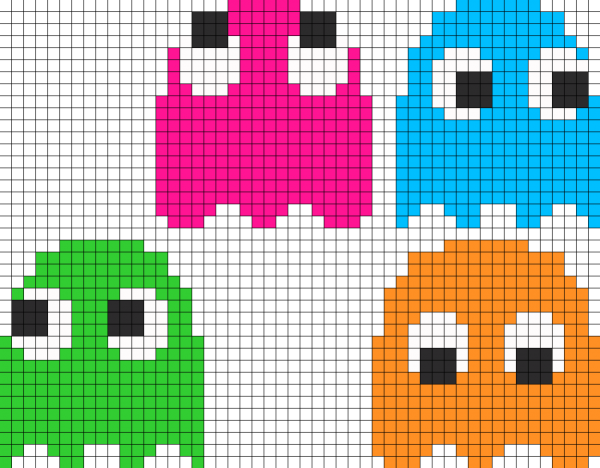 Пакмен по клеткам