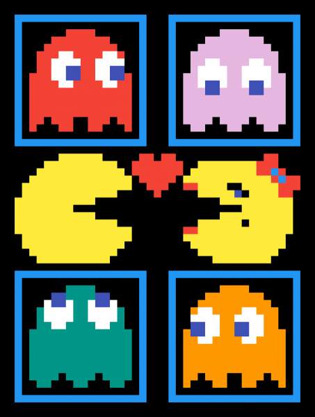 Персонажи из ПАКМАНА