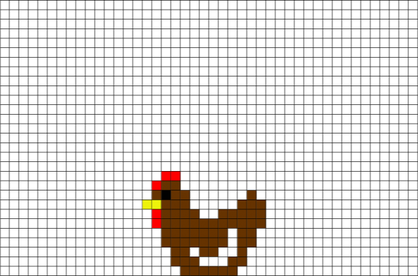 Малинькиерисунки по клеточкам