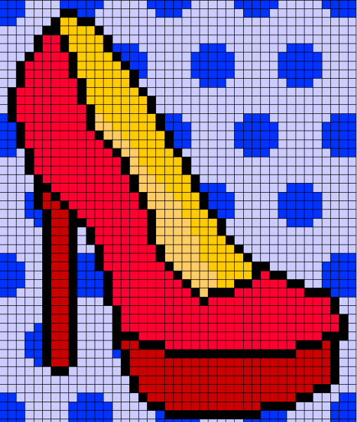 Рисунки по клеточкам летние