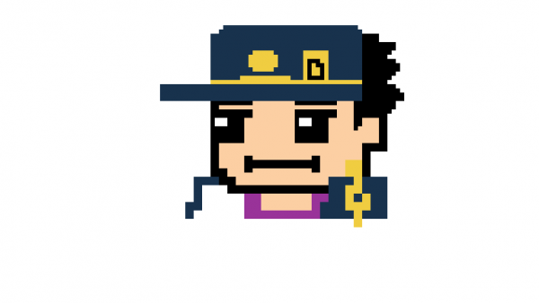 Джотаро пиксель арт