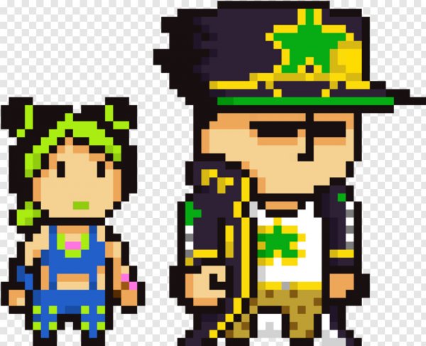 Jojo's bizarre Adventure пиксель