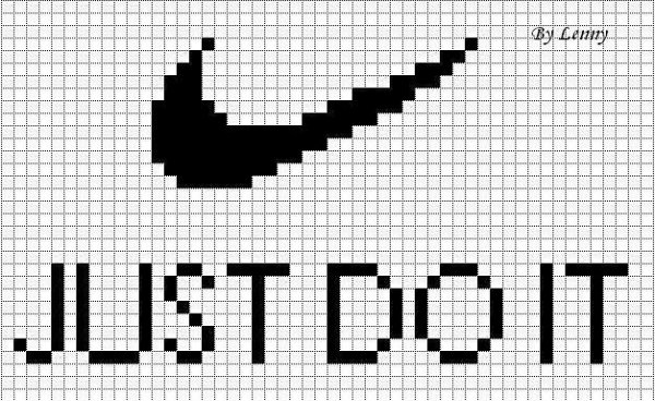 Надписи по клеточкам маленькие