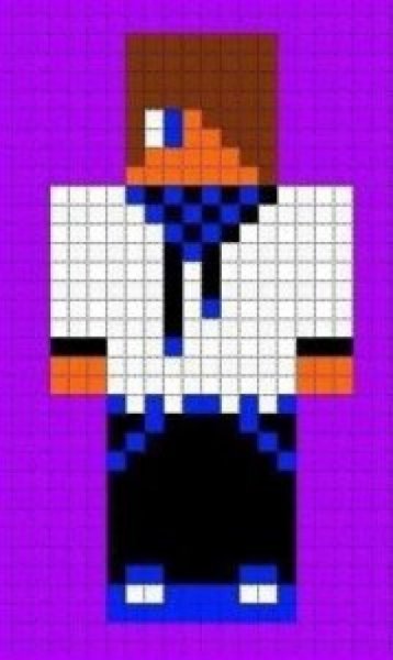 Рисовать скин по клеточкам