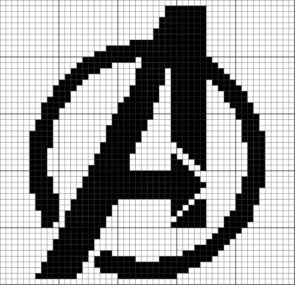 Рисование по клеточкам логотипы