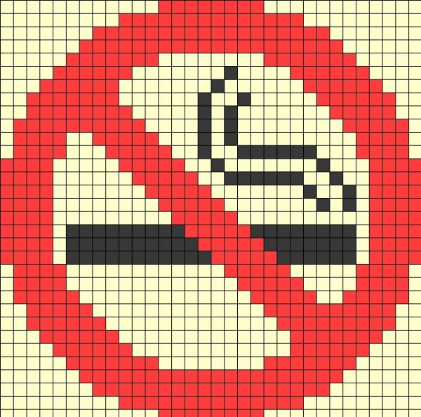 Рисунки по клеточкам для значков