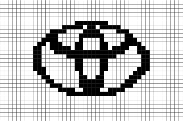 Рисование по клеточкам логотипы автомобилей