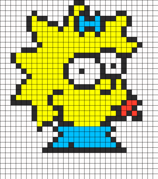 Рисование по клеточкам персонажи