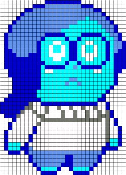 Рисунки по клеточкам из мультиков