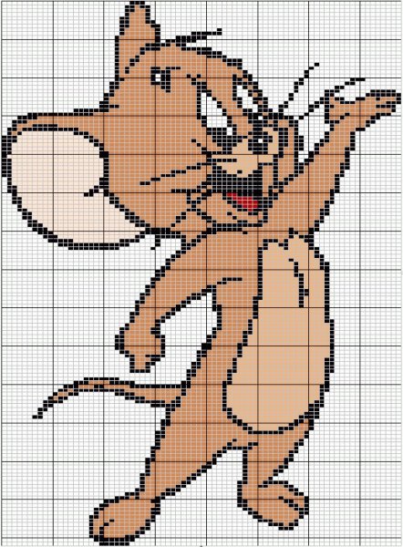 Вышивка крестом мультяшные герои