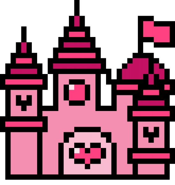 Замок по клеточкам