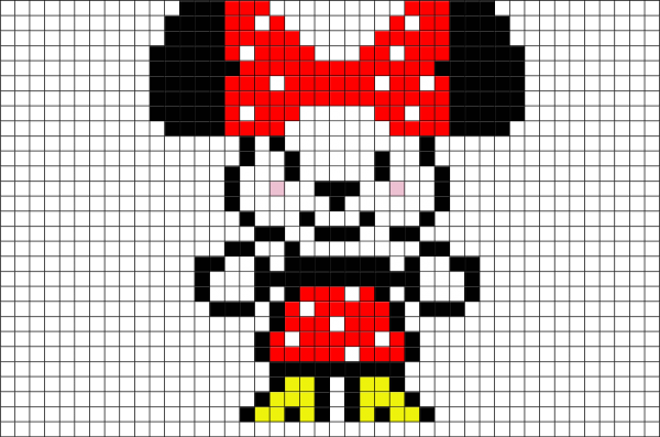 Микки по клеточкам