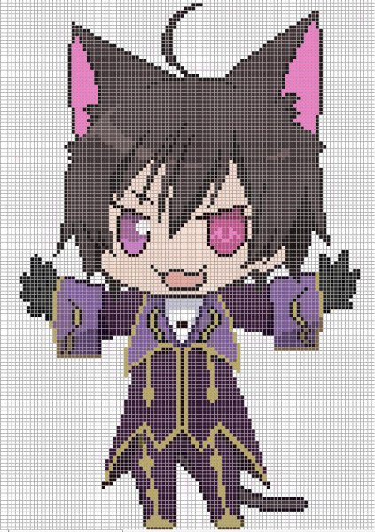 Аниме по пикселям