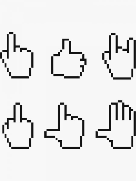 Рисунки по клеточкам з но аки руками