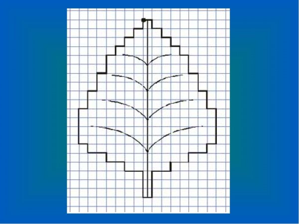 Дерево по клеточкам