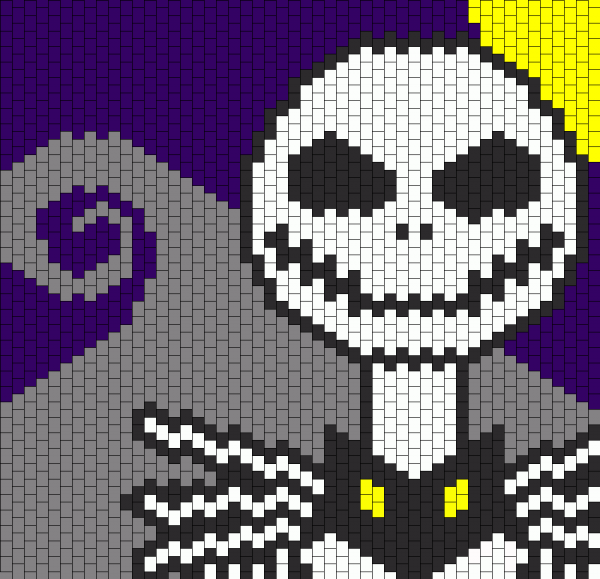 Jack Skellington из бисера