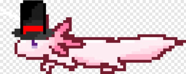 Аксолотль пиксель арт