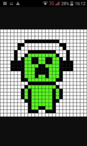 Рисунки по клеточкам в тетради