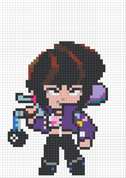 Браво старс по клеточкам