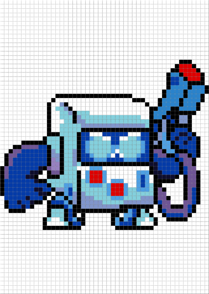 Рисование по клеткам БРАВЛ