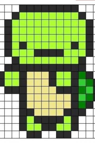 Рисунки по клеточкам лёгкие