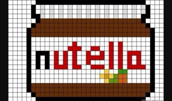 Рисование по клеточкам в тетради Нутелла