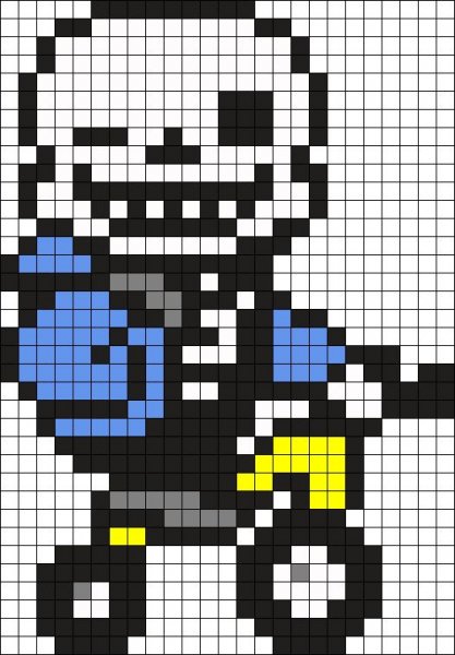 Санс Undertale Pixel