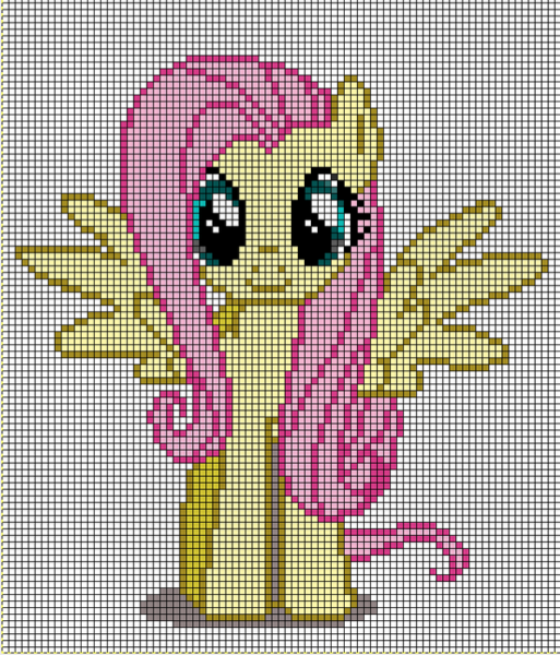 Вышивка Флаттершай