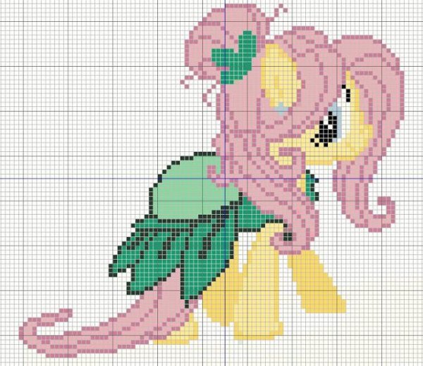 Вышивка Флаттершай