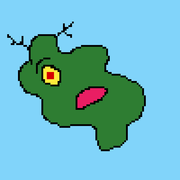 Пиксель арт планктон