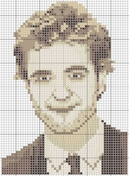 Набор для вышивания мужской портрет