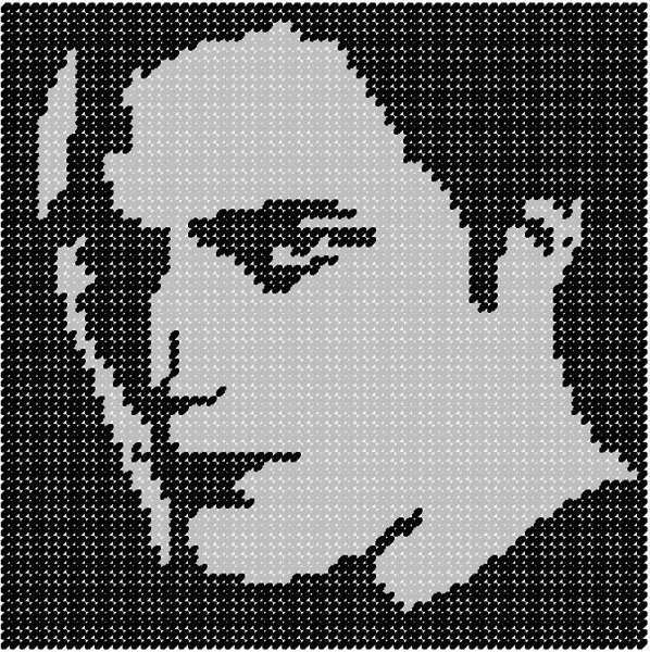 Схема вышивки крестиком Эдвард