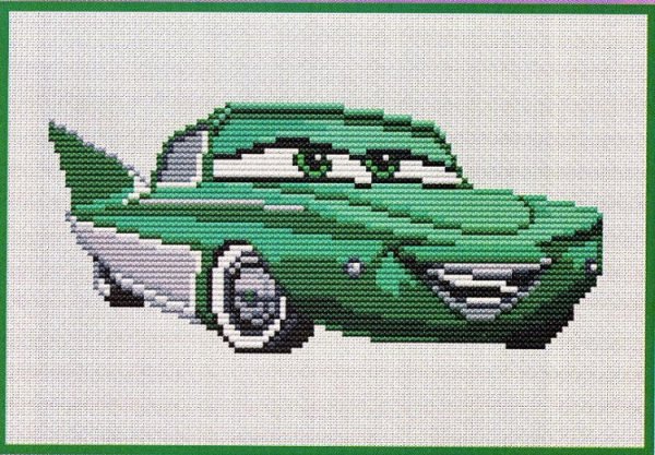 Машина в клеточку