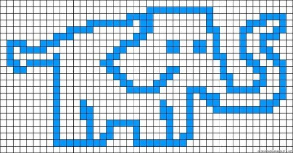 Рисунки по клеткам спорт