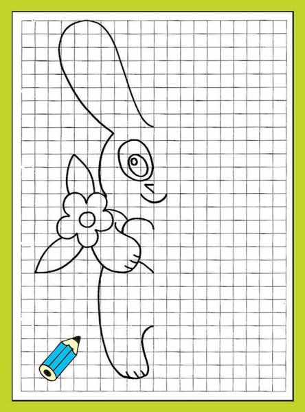 Симметричное рисование для детей