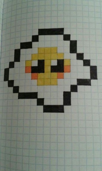 Риованиепоклеточкам маленькие