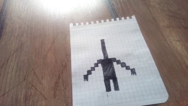 Сиренаголовый по клеточкам