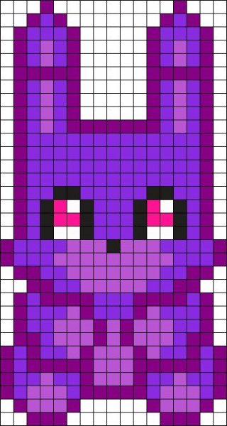 Рисунки по клеточкам в тетради ФНАФ