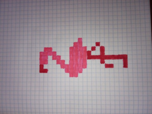 Сиреноголовый по клеточкам