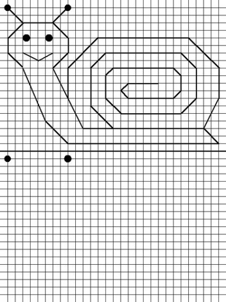 Рисование орнамента по клеточкам